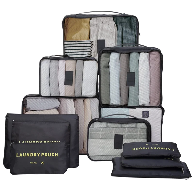 12-Piece Packing Cubes, Suitcase Organiser, Travel Accessories, Suitcase Organiser Set