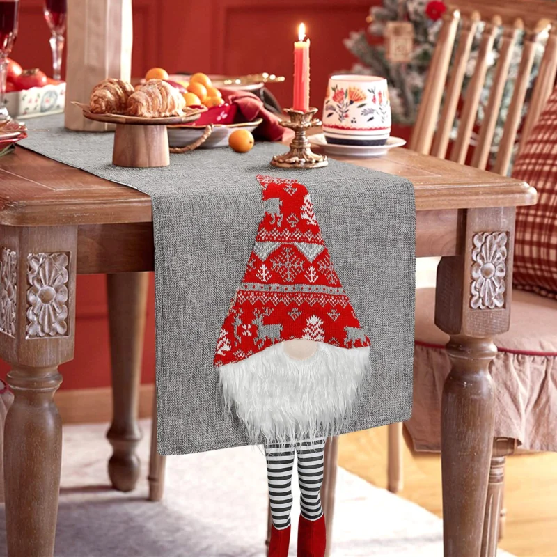 Christmas table linen table runner for Christmas holidays