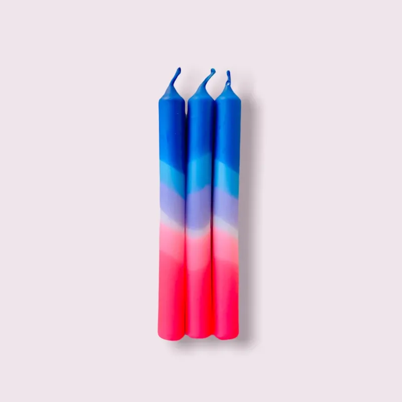 Kerzen (Dip Dye Neon) - Into the Blue Misty Rose Pink Stories